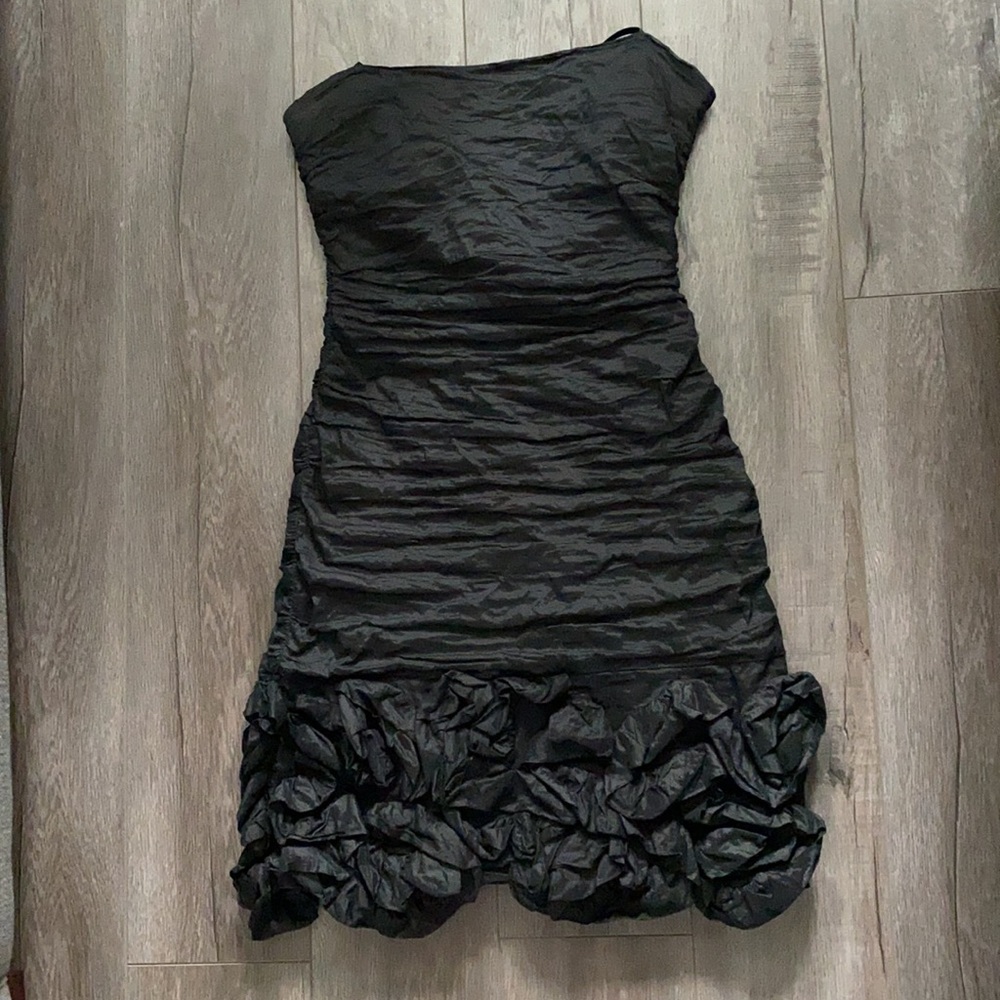 Strapless Taffeta BCBG Dress